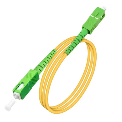 (24) Fiber Optic Patch Cord SC/APC-SC/APC Simplex Singlemode G657B3 2mm LSZH 3M