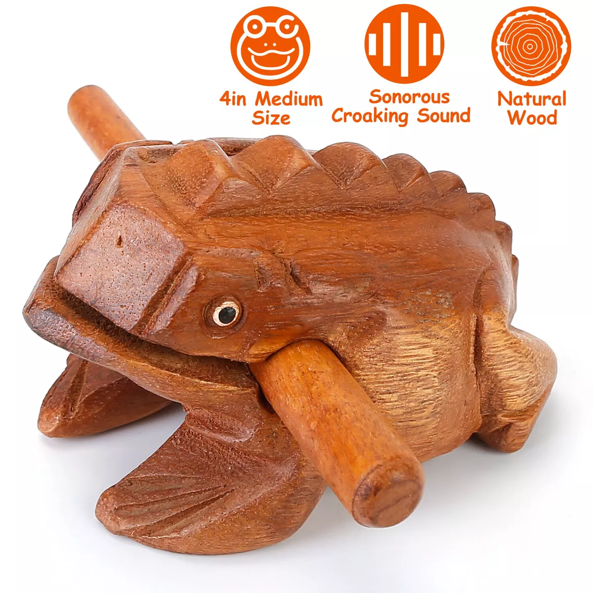 Wooden frog sound online