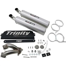 TRINITY RACING Stage 5 Slip On Mufflers TR-4173S