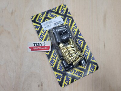 Taylor Cable 46057 Distributor Boot & Terminal Kit 90 Black Female