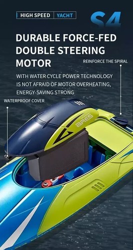 Kids Outdoor Racing Ship Toy Gift RC Boat Remote Control Speed Boat Collection - Picture 206 of 244