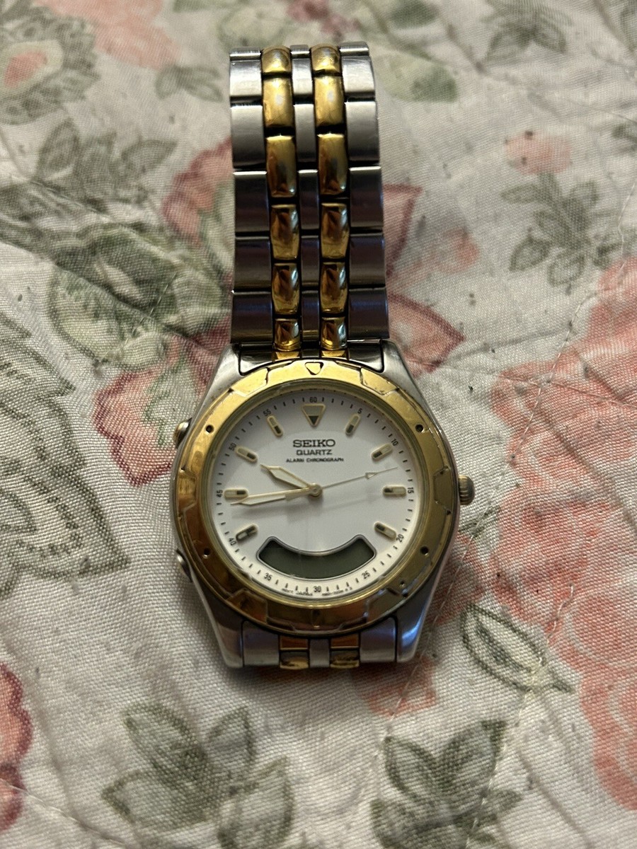 SEIKO セイコー　腕時計　メンズ　H801 腕時計 RARE,UNIQUE Men Vintage 1995's ANALOG-DIGITAL Watch SEIKO