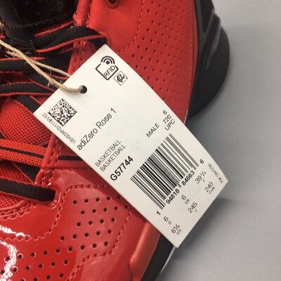 Adidas Adizero D Rose 1 Men Size 6.5 Basketball NBA Scarlet Red