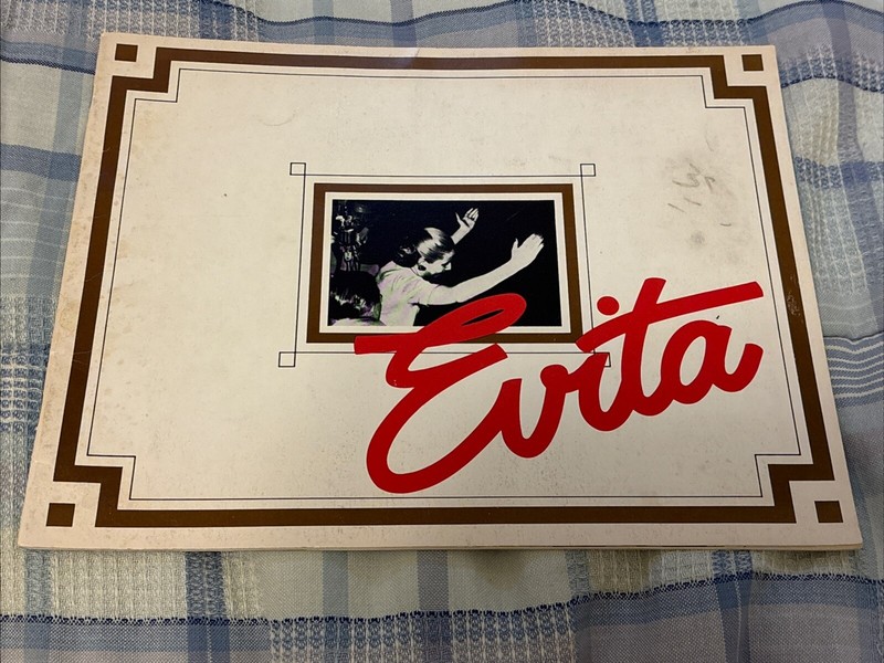 Evita Broadway Souvenir Program 1981 Valerie Perri Robb Alton Anthony Crivello