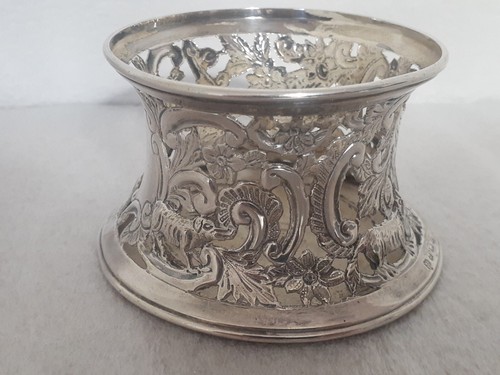Antique 1910 Sterling Silver Dish Plate Stand Hunting Scene Williams Ltd. - Picture 6 of 17