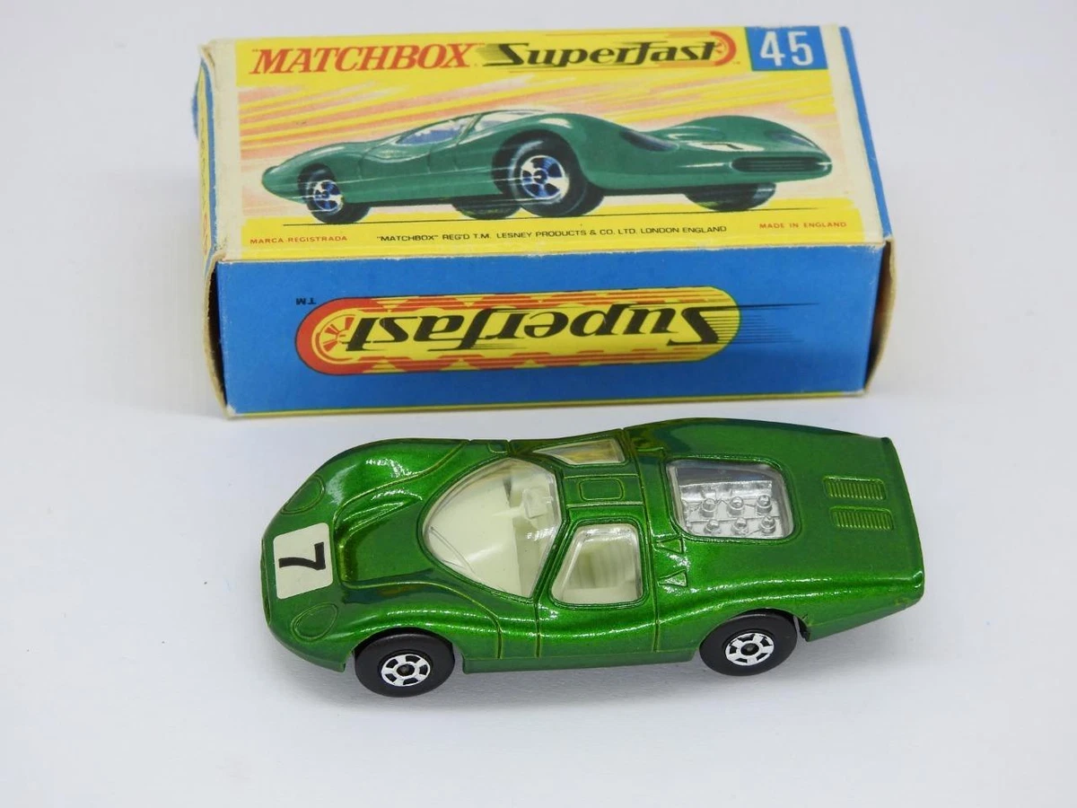 MATCHBOX SUPERFAST FORD GROUP 6 No.45 MINT IN NEAR Mint G BOX 1970