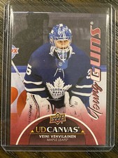 2021-22 Upper Deck Series 1 UD Canvas Young Guns #C109 Veini Vehvilainen Rookie
