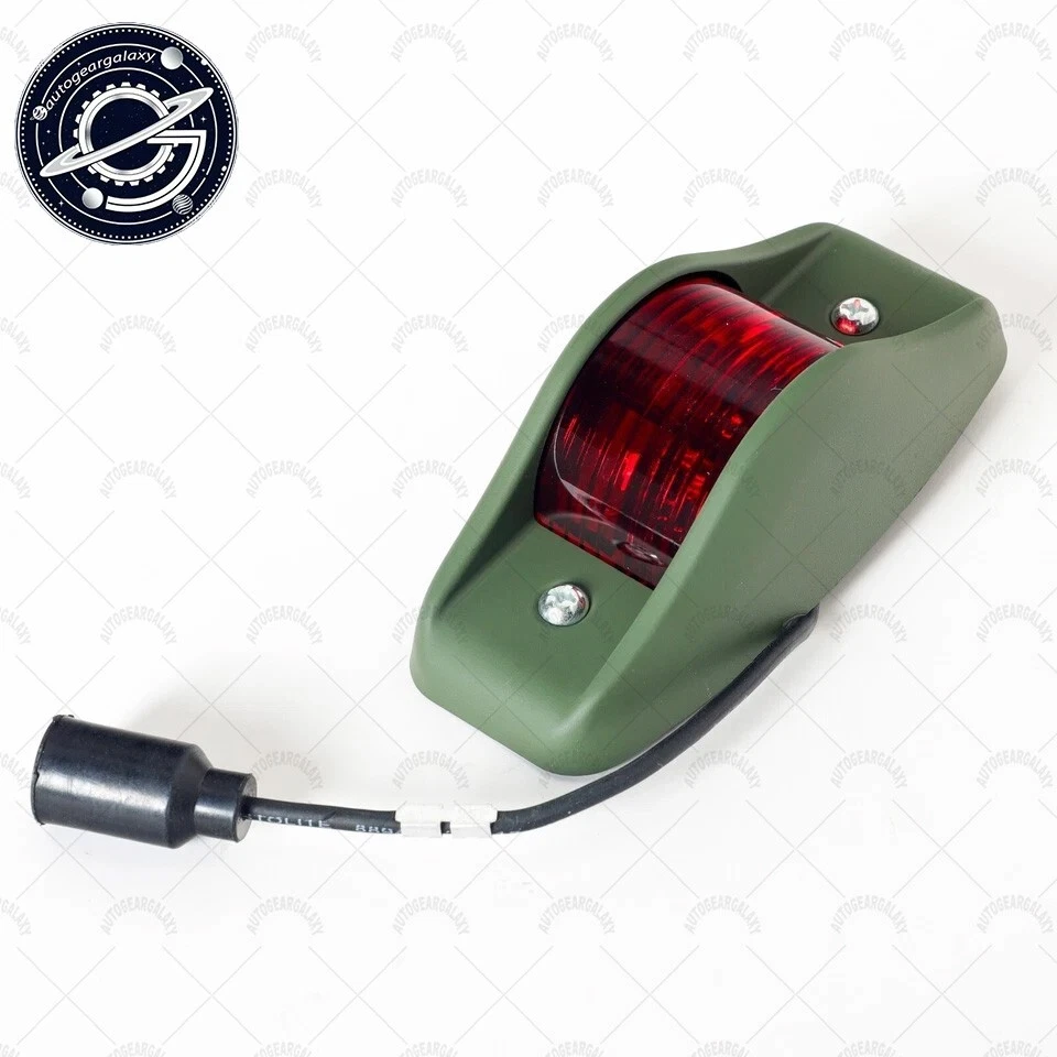 Nueva luz LED lateral roja 24V para camión militar M998 12446845-2 Humvee Foto 2 de 4