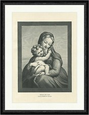 Madonna della Scala Gemälde Correggio Heilige Mutter Gottes  Faksimile_A 2967