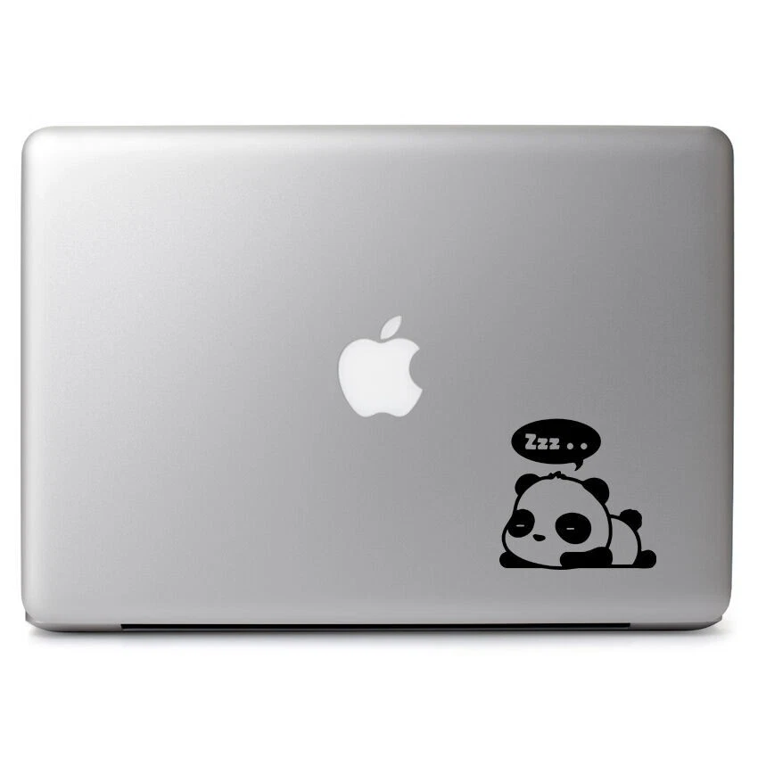 Cute Sleeping Panda Decal Sticker for Macbook Laptop Cup Mug Tumbler Wall Car - Image 2 of 4