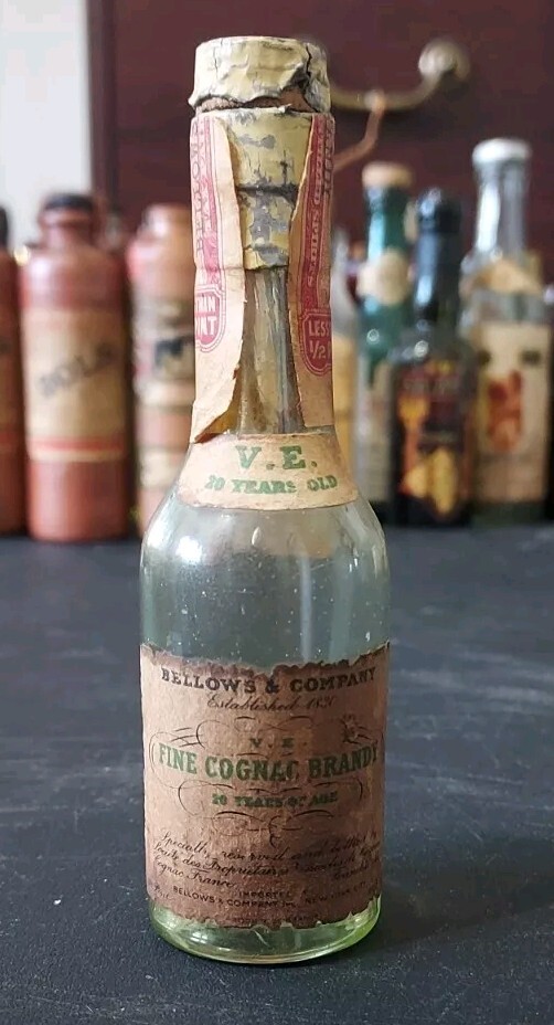 VINTAGE MINIATURE COGNAC BOTTLES LOT of 5 ~ EMPTY~ | eBay