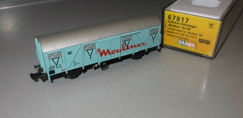 Brawa N 67817 Güterwagen Gos 245 "Moulinex" der DB, Epoche IV _N917 | Zustand: Neu