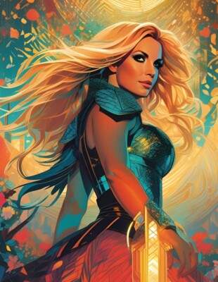 Britney Spears Fan Art Größe A3