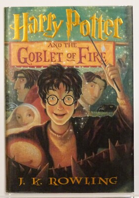 2000 J. K. ROWLING-Harry Potter and the Goblet of Fire-TRUE 1st Ed-1st Printing