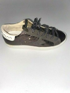 AMA BRAND SCARPA SNEAKERS DONNA BIANCA CON DETTAGLIO GLITTER ORO – Shopaland