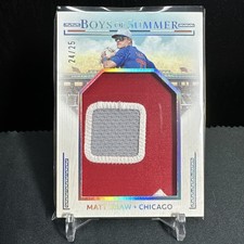 24/25 MATT SHAW HOLO SILVER JUMBO PROSPECT MATERIAL 2024 Panini Boys Of Summer !