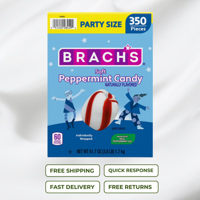 Brach's Soft Peppermint Candies 350 pcs Free Shipping