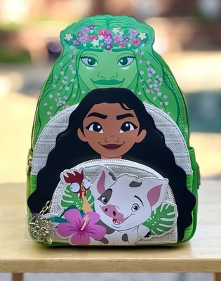 Loungefly Disney Moana And Friends Trio Mini Backpack NWT Exclusive 