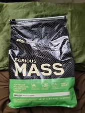 Optimum Nutrition Serious Mass Weight Gainer Protein - Vanilla, 12lb