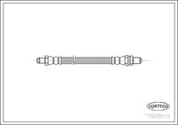 Bremsschlauch Corteco 19018773 FüR Ford Sierra 2 GBC GBG GB4 Scorpio 1 GAE GGE 5