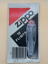 Vintage Zippo 12 Flints NEW In Original Package
