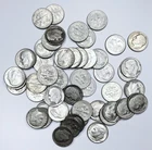 *LOT OF 50 SILVER ROOSEVELT DIMES* NR #G4077