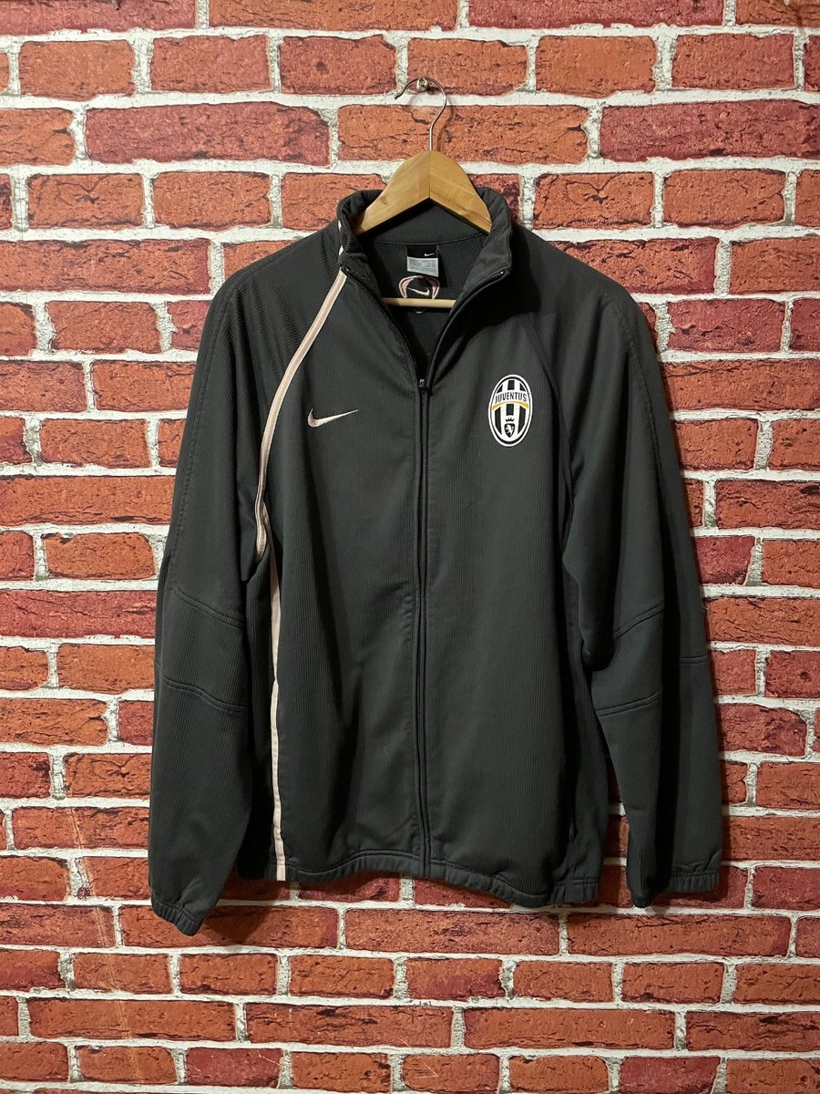 Vintage 2004-05 Juventus Nike Training Track Top Jacket Pink Grey