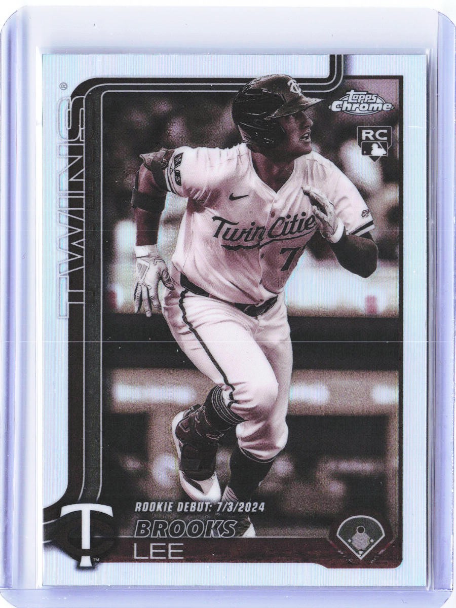 2025 Topps Chrome Update #USC6 Brooks Lee Sepia Refractors