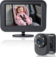 Baby Car Camera, 1080P Wired Car Baby Camera, Baby Monitor for Car