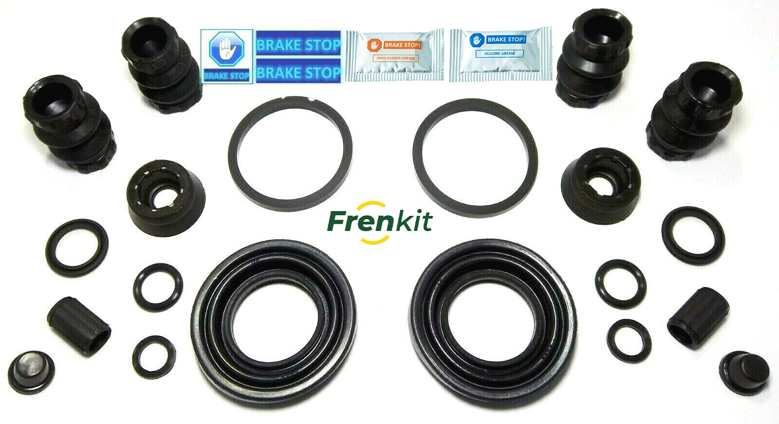 2x REAR BRAKE CALIPER REPAIR SEAL KIT FITS Aston Martin Cygnet 1.3 2011>2013