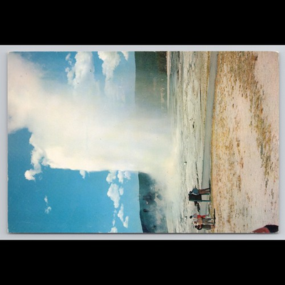 #ad #ad Vintage Postcard Old Faithful Geyser Yellowstone National Park Unposted Historic $14.97