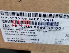 ONE NEW SIEMENS SERVO MOTOR 1FT6105-8AF71-4AH1