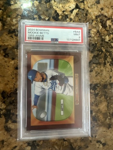 2024 Bowman - '55 Bowman Anime Mookie Betts #BA-8 PSA 9
