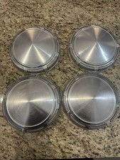 1967 Mopar Dog Dish Hub Cap Plain Center No Logo Set Of 4