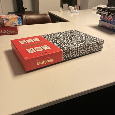 Mahjong Set Top Zustand Deluxe Kartenspiel Co Pappplättchen Professor Puzzle