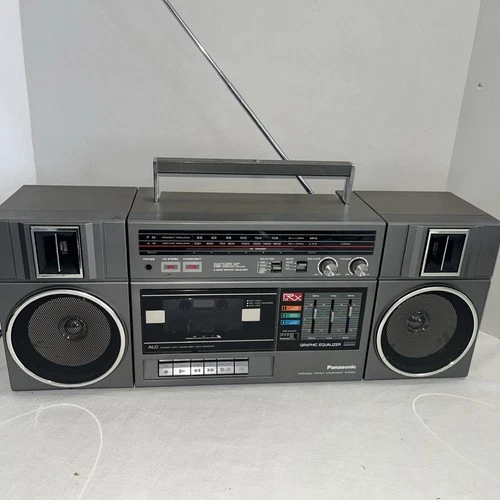 Panasonic RX-039 Portable Stereo Component System Boombox Tested Works