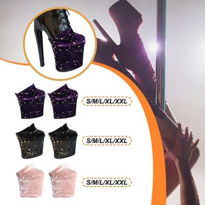 2x Pole-Dance-Schuhschoner   Stilvolles und einfach zu montierendes