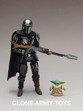 Star Wars Din Djarin Mandalorian Vintage Collection VC177 TVC Grogu Baby Yoda