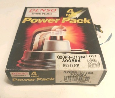  4 X DENSO SPARK PLUGS  Q20PR-U11  3008 FORD MAZDA SAAB ROVER HONDA RELIANT  X 1