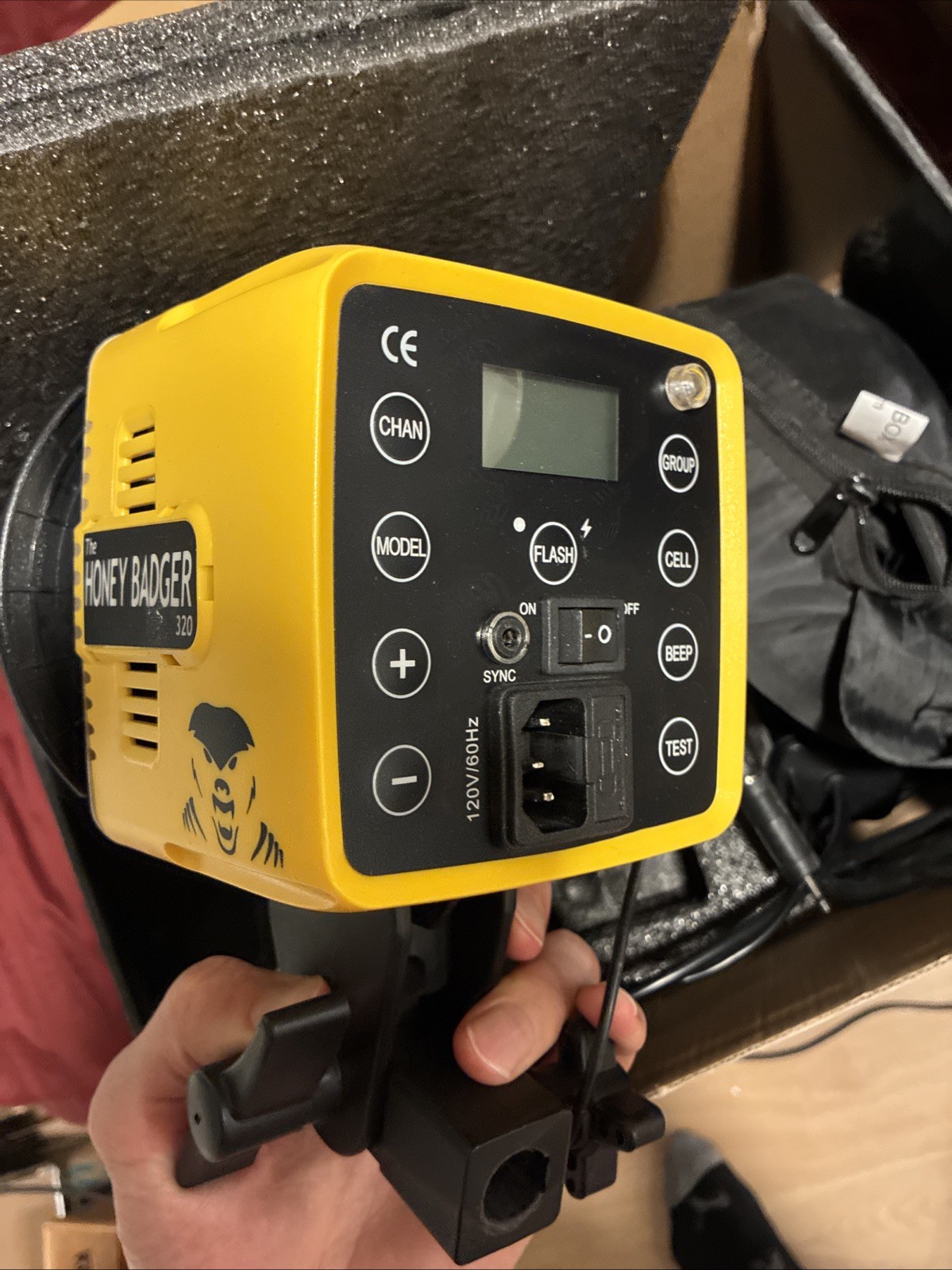 Interfit Honey Badger 320ws Compact Flash Head In Box Excellent