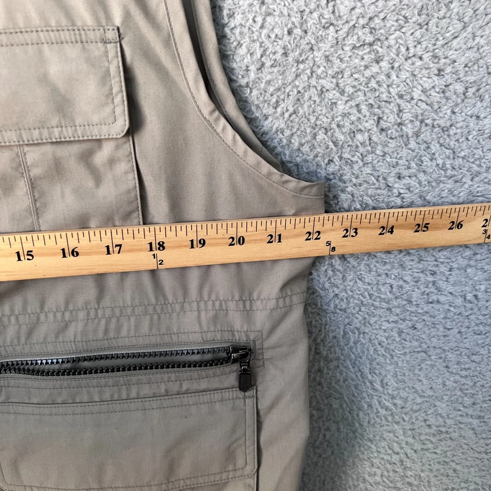 Tilley Vest Mens Large Beige Endurables Different Drummer Travel Safari Utility - Image 4 of 4