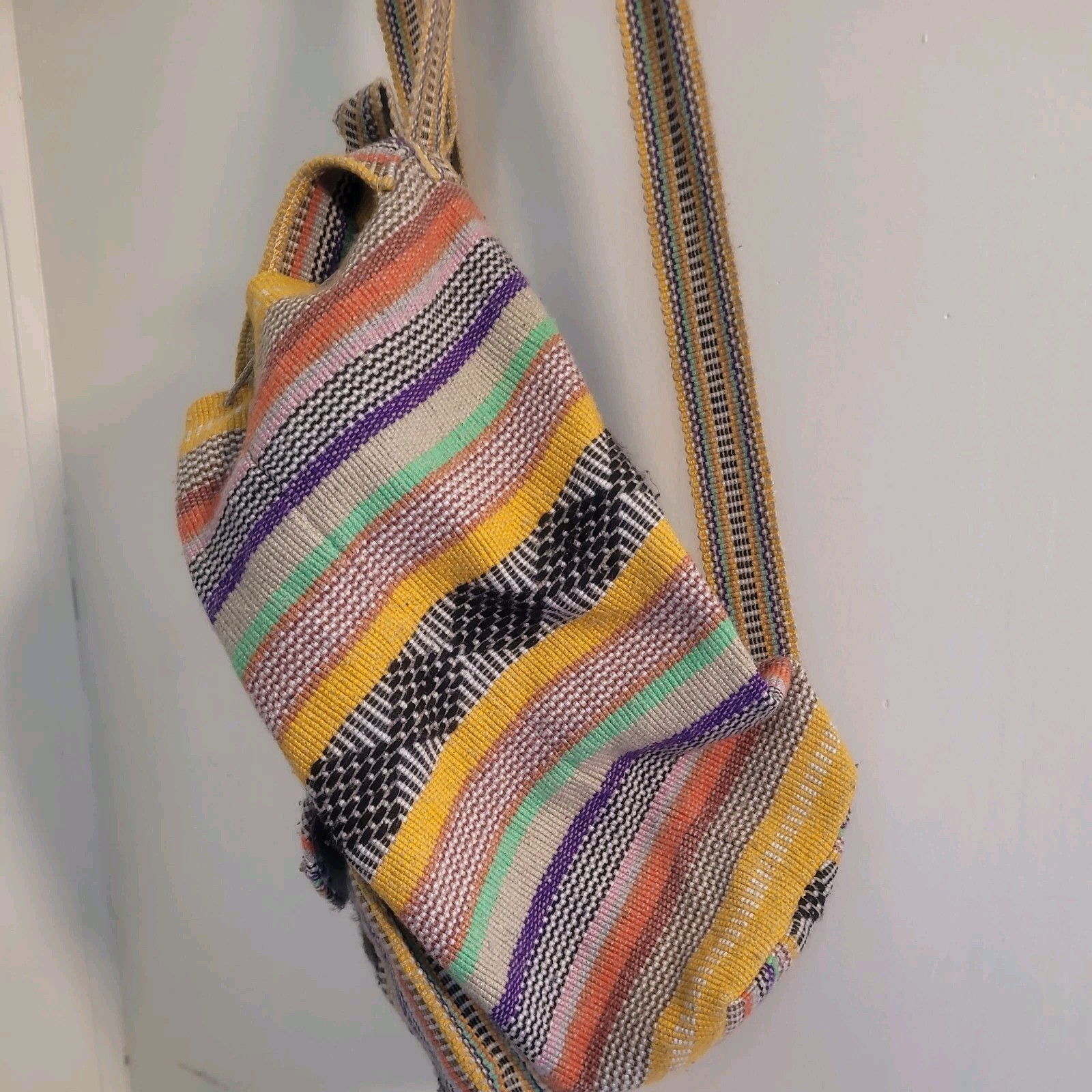 Pinzon Large Backpack Multicolor Aztec Mexican Dr… - image 8