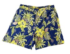 Polo Ralph Lauren Swim Shorts Mens XLT Hawaiian Floral Print Trunks Mesh Lined