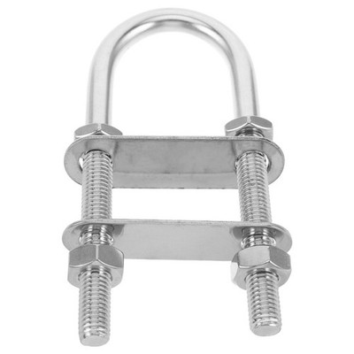 Marine U Bolt: M10 Stainless Steel Bow Eye - Boat Tie Down Hardware for Deck