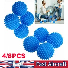 4/8PCS  Tumble Dryer Balls Machine Reusable Laundry Cleaning For Washing Drying