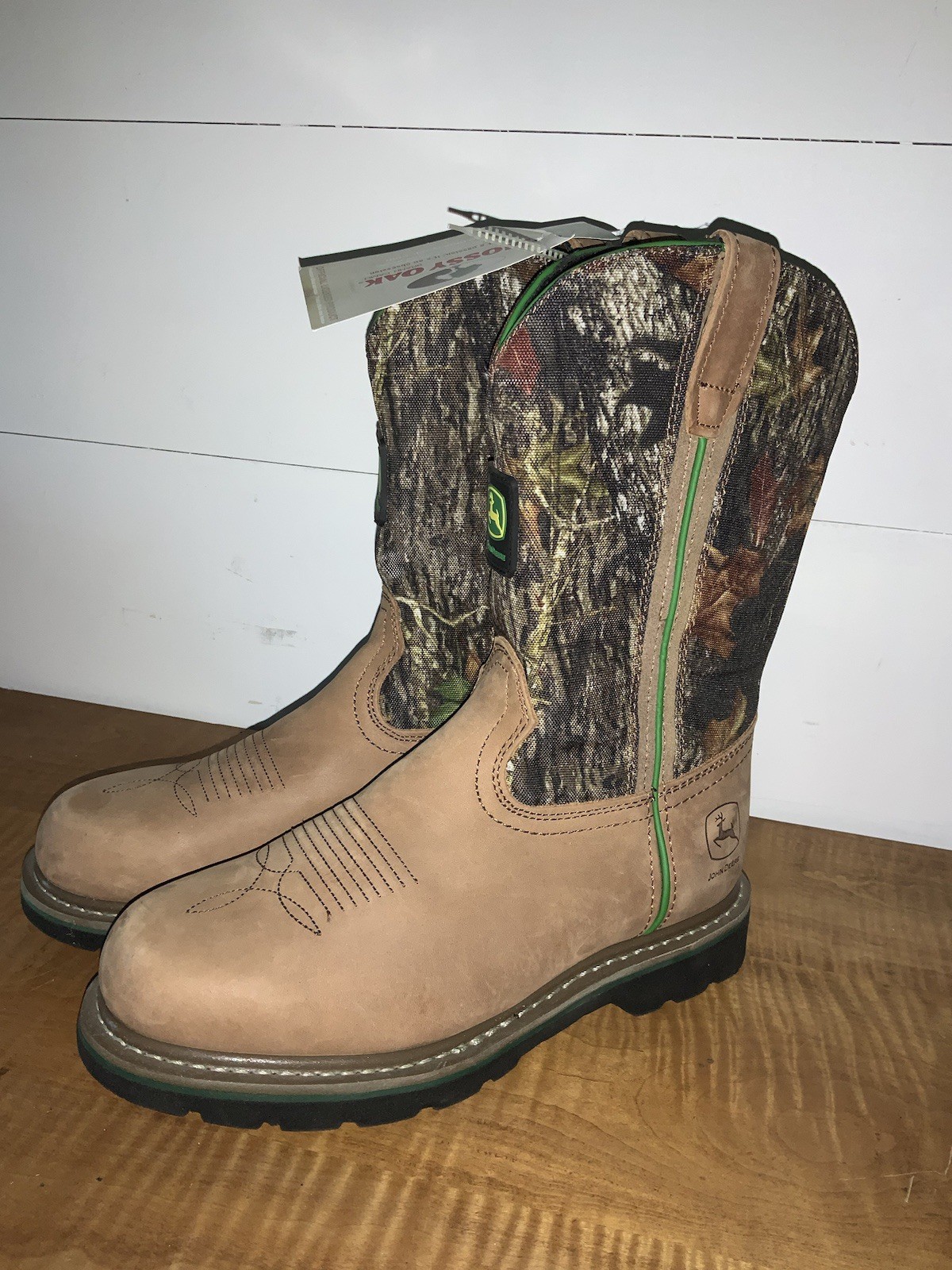 Dan Post, Mossy Oak Camo, John Deere, Boot, Men’s 9M, Pull On, Cowboy image 3