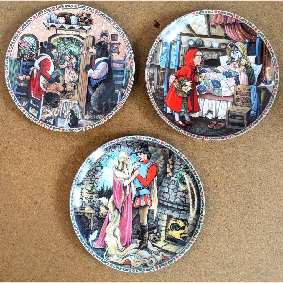 Vintage Knowles Fairytales Decorative Plates, Karen Pritchett - Knowles ...