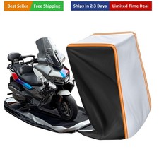 Full Enclosed Motorcycle Cover Waterproof Outdoor/Indoor Storage Waterproof M...