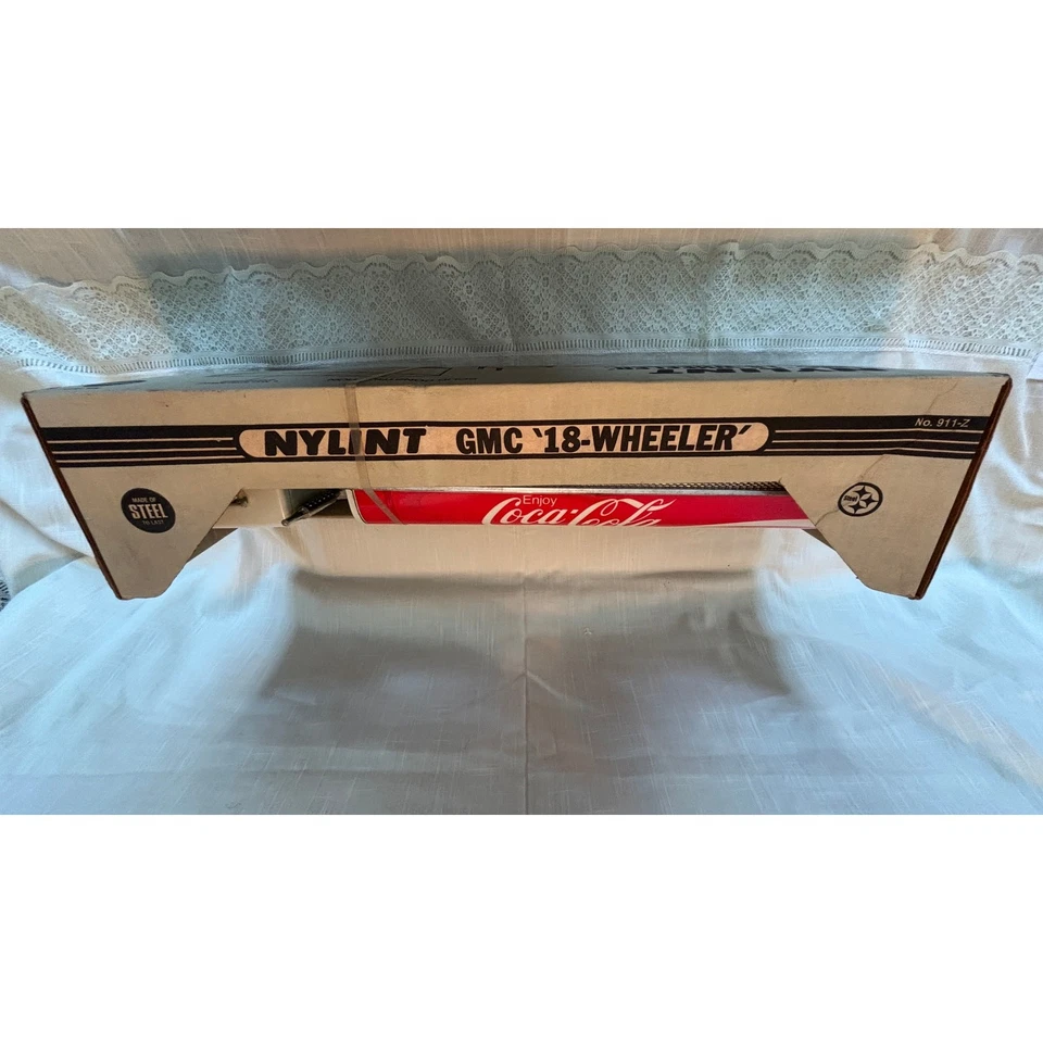 Vintage NOS Nylint #911-Z Diecast GMC 18 wheeler Coca-Cola Tanker USA 1980s - Image 4 of 4