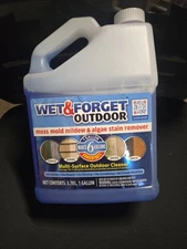 Wet & Forget Outdoor Cleaner 64 oz Moss Mildew Algae Stain Remover Sprayer